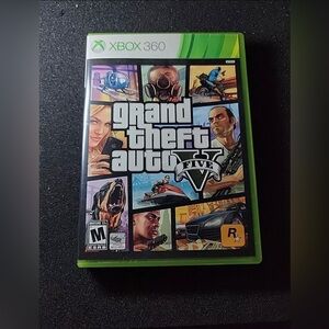 Grand Theft Auto V GTA V (Microsoft Xbox 360) With map Tested